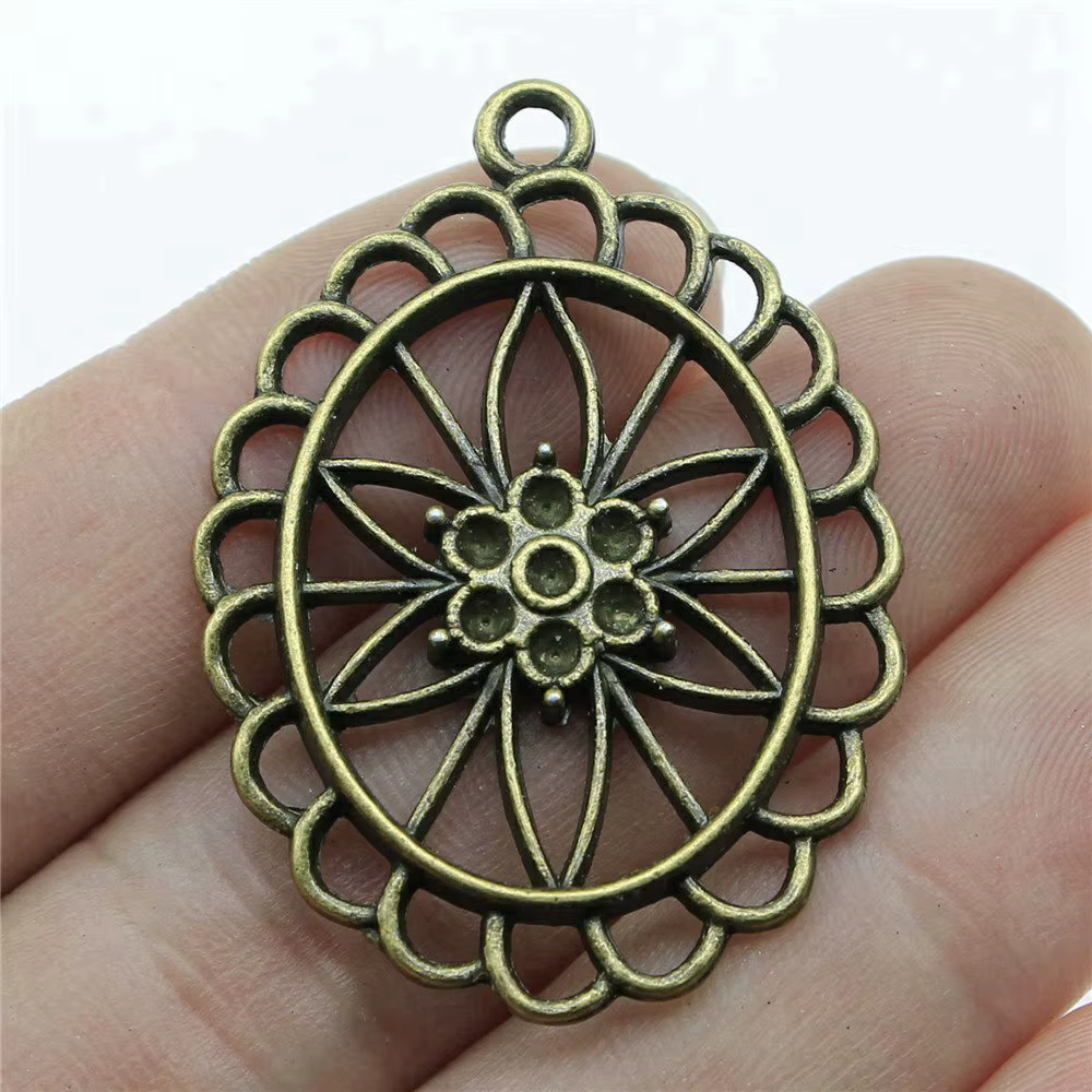 Pendentif à breloques fleur de vie, bijoux pour dames, vente en gros, articles Vintage les moins che