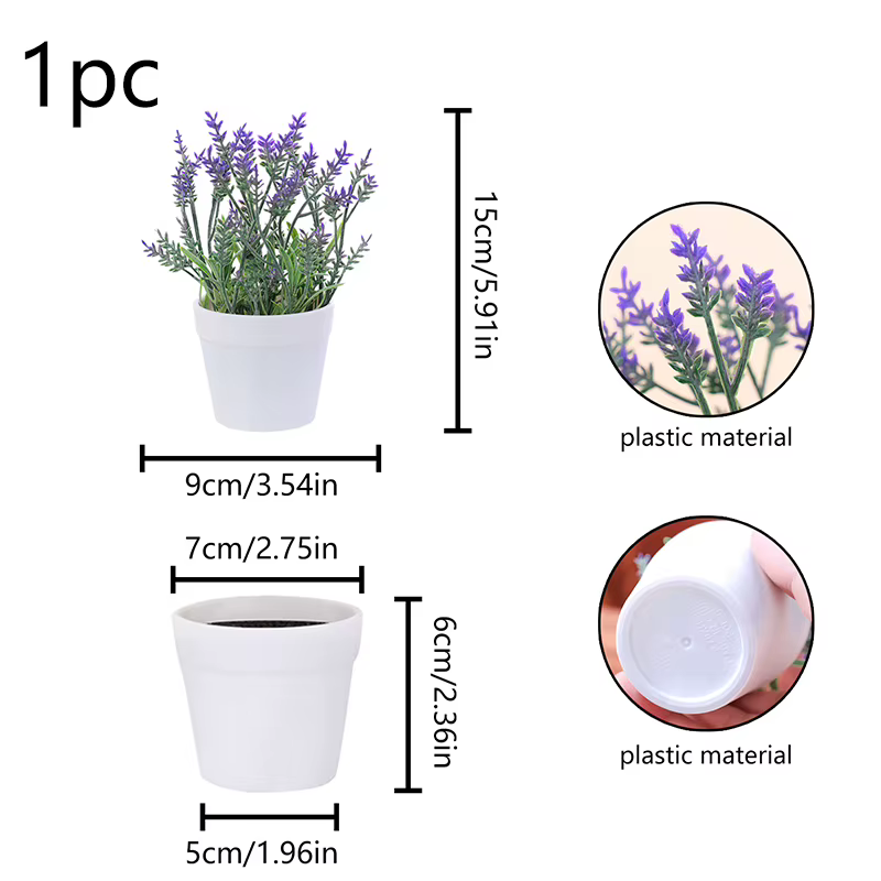 Pot de compensation de simulation réaliste, décoration de la maison, décoration d'agne de bureau, ac