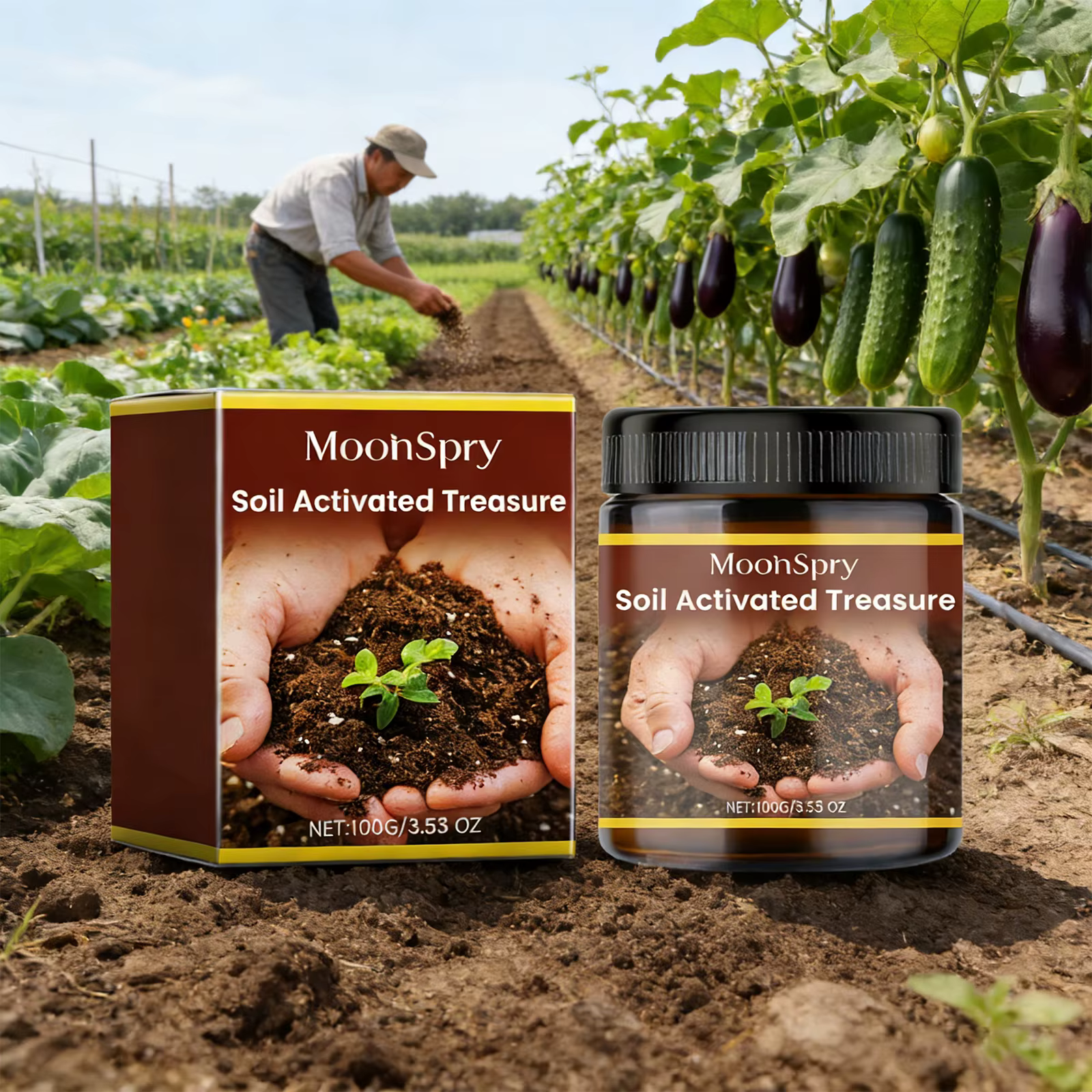 L'activateur de sol accélère efficacement le développement des plantes améliorant la structure du so