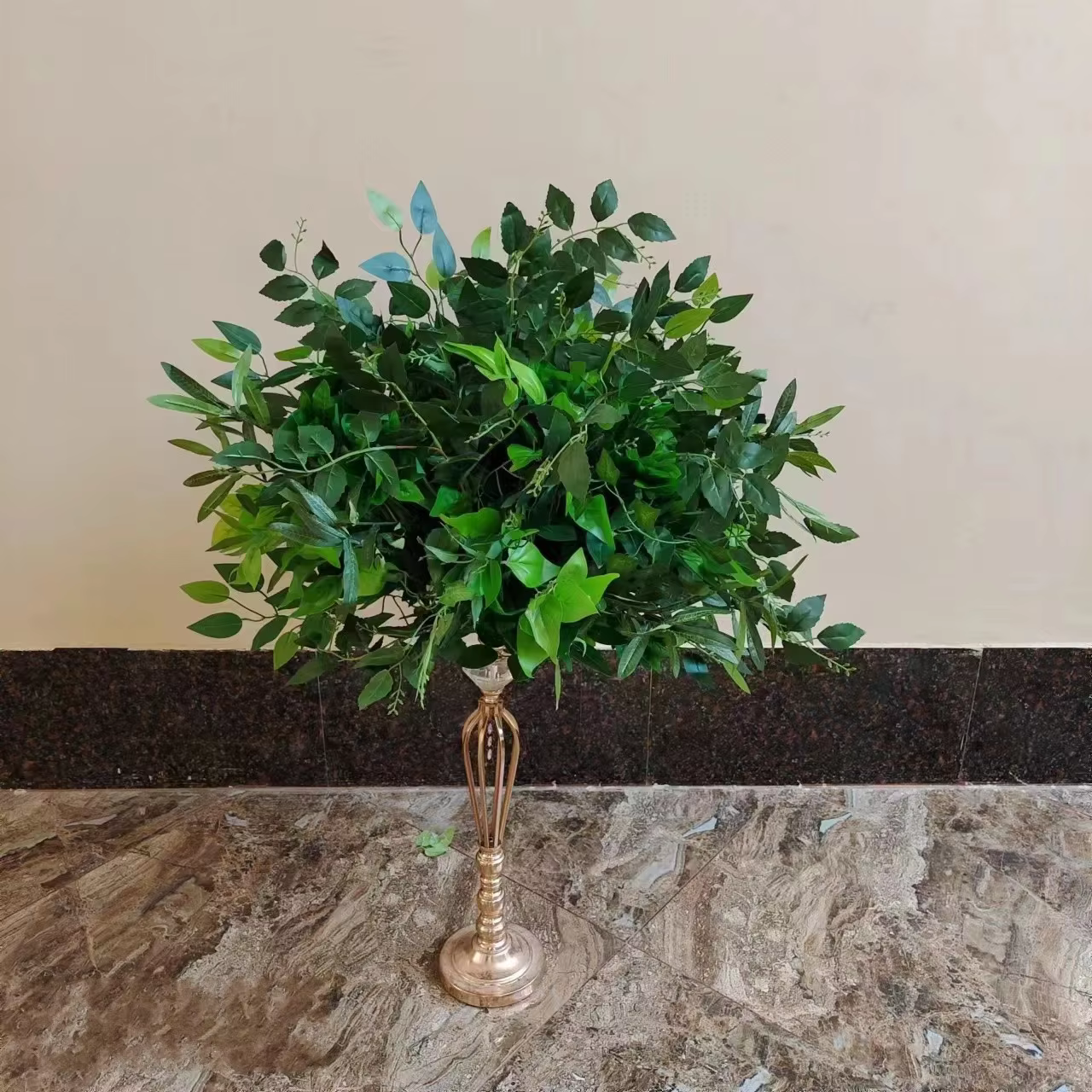Boule de Plantes Artificielles pour Décoration de Mariage, Décor de Chemin, Plantes Vertes, Boule de