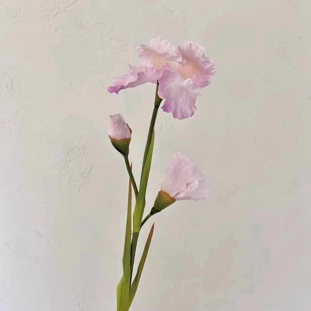 Branche de fleur d'iris artificielle de 80 cm, accessoires DIY, accessoires floraux artificiels mult