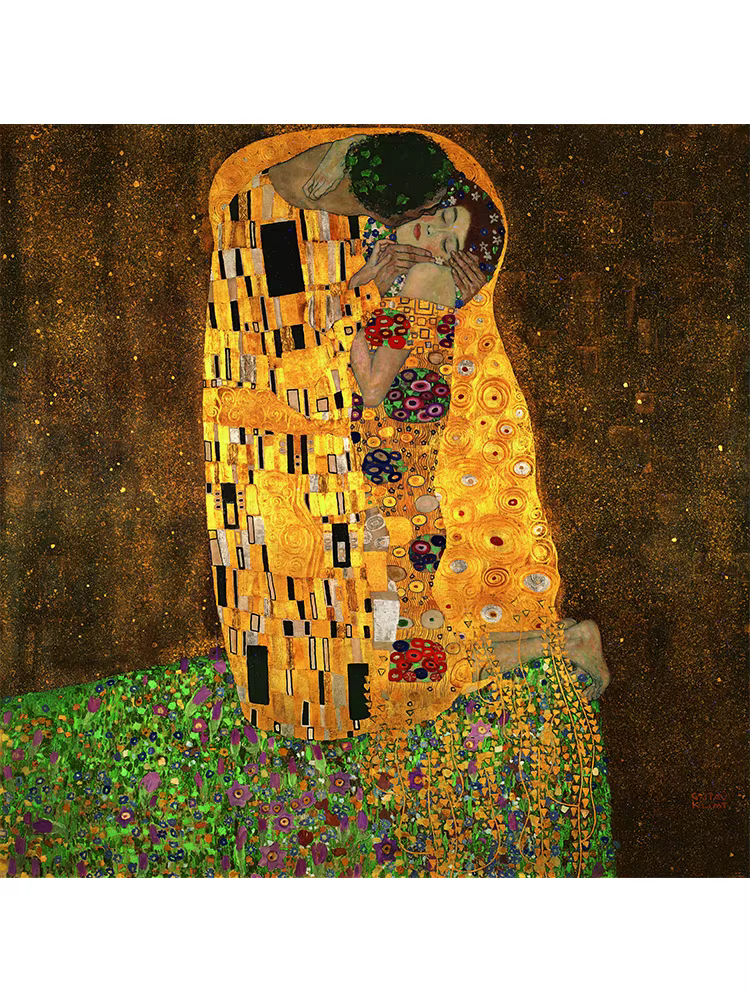 GustAbility Klimt-Affiche de paysage de fleurs célèbres, peinture sur toile, reproduction classique,