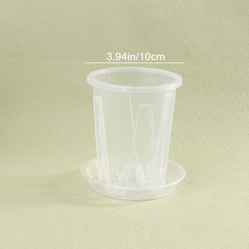Pot de plantes écologique Transparent épaissi, jardinière de fleurs respirante, grand Pot de fleur p