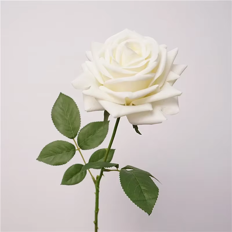 5 pièces sensation hydratante vraie touche Rose fleur fleurs artificielles décor de Mariage Mariage 