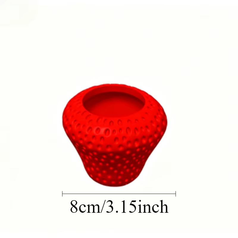Pot de fleurs en forme de fraise pour rebord de fenêtre, pot de fleurs pour plantes vertes succulent