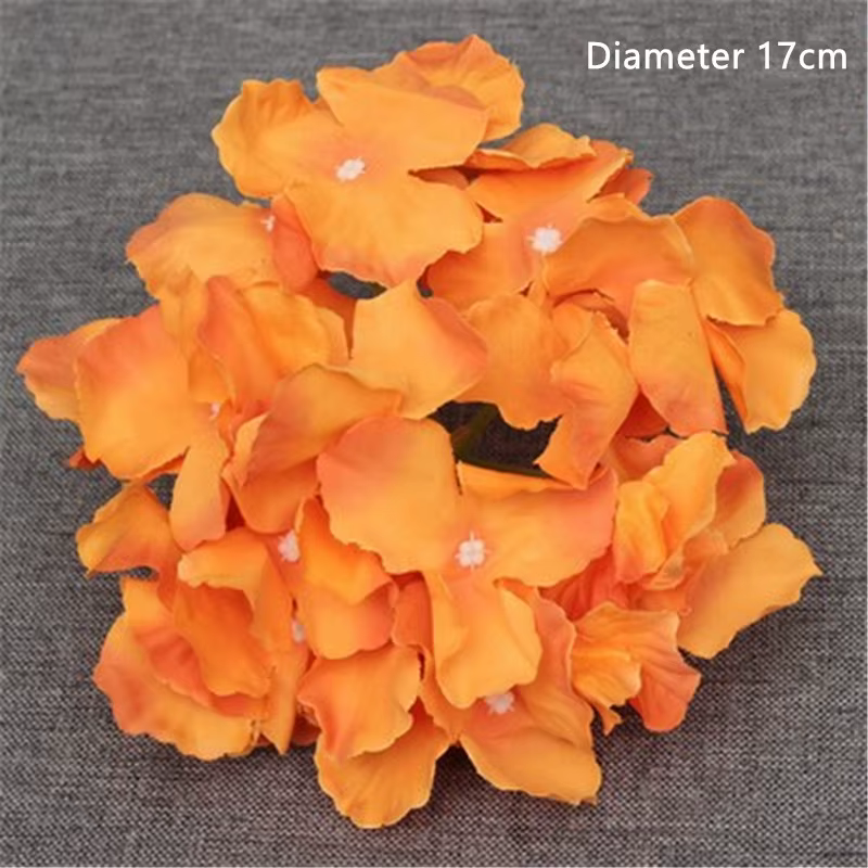 Matériel de fleurs de simulation de série orange, rose de pivoine de mariage, plantes, guide de rout