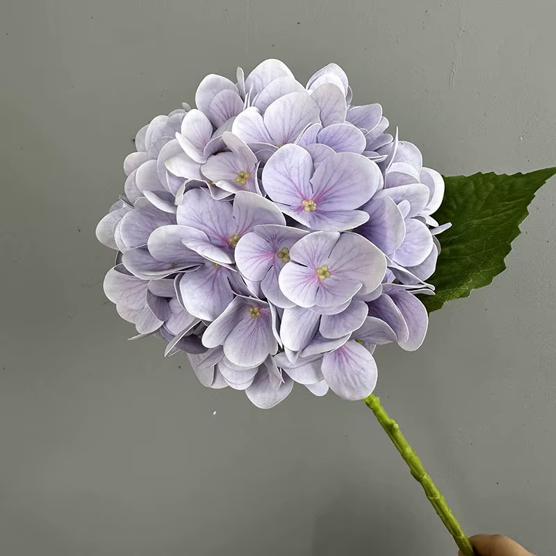 Fleurs d'hortensia artificielles réalistes, Branches d'hortensia artificielles au toucher réel, déco