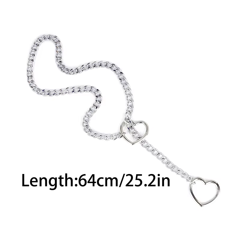 Collier en métal pour adultes, jouet intime pour jeux de rôle SM, style punk occidental, accessoire 