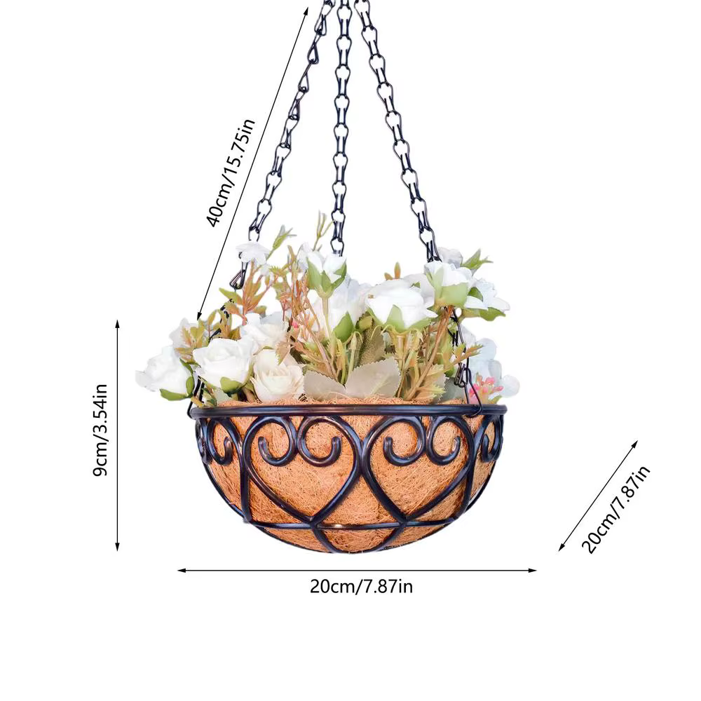 Panier suspendu pot de fleurs cocotier pot de fleur intérieur panier suspendu pots de fleurs plante