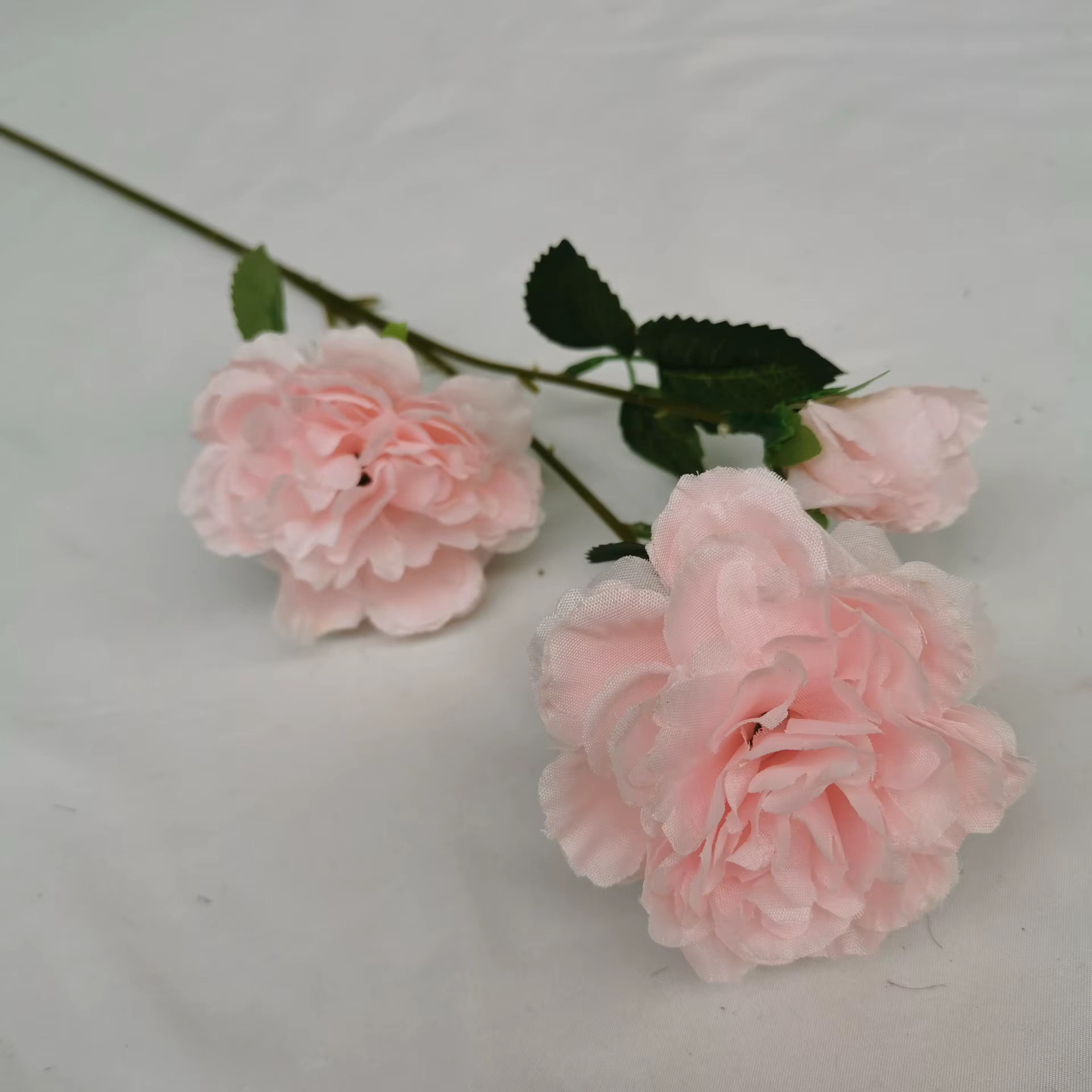Branche de fleurs artificielles de pivoine, bouquet de roses en soie, arrangement floral pour mariag