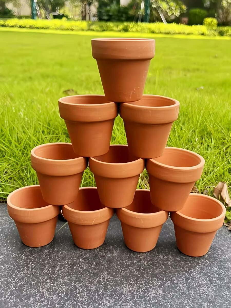 Pots Terra Cotta 2.2 pouces, 10 pièces, jardinière en poterie, Pot de fleur de Cactus, Pot Succulent