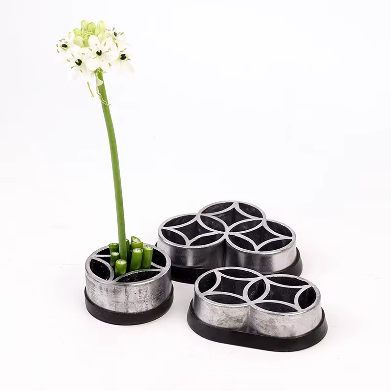 Support de jardin floral japonais, Ikebana Shippo, outil de partenaires d'art floral breton, grenoui