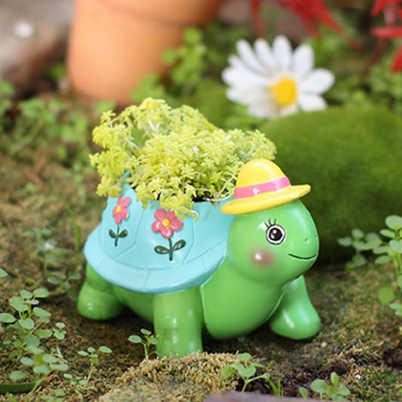 Pots plantes succulentes en forme conteneur jardinière d'animaux, Pots plantes pour cactus d'intérie