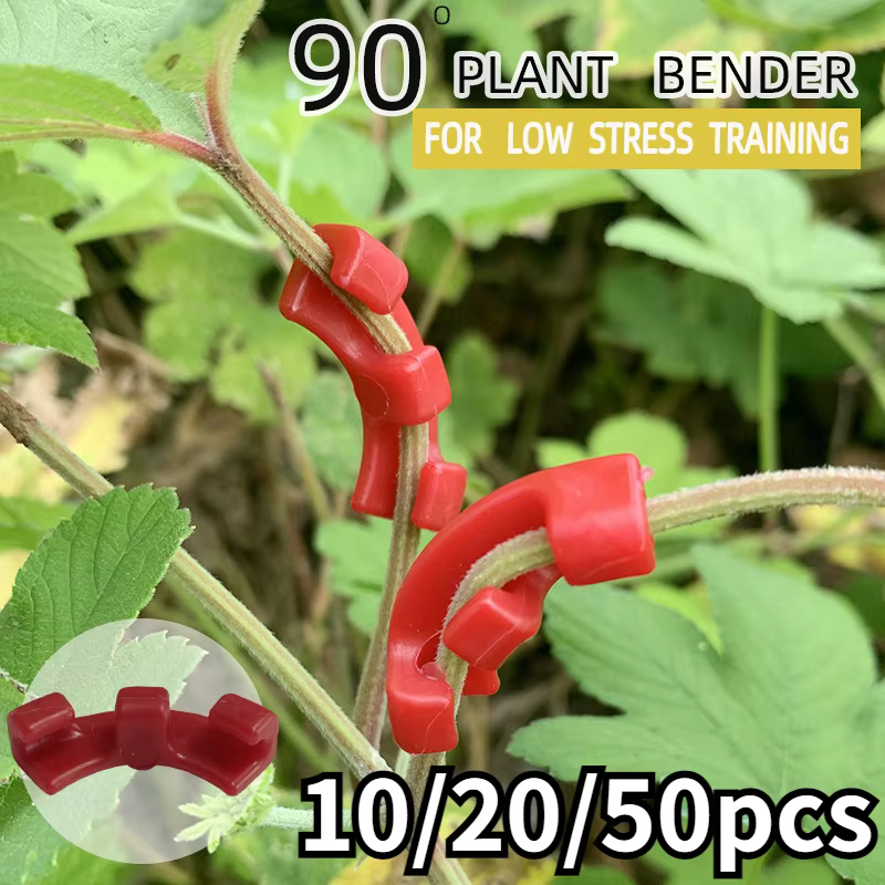 10/20/50pcs 90 degrés plante cintreuses formateur croissance Manipulation Tutors pour plantes Clips 