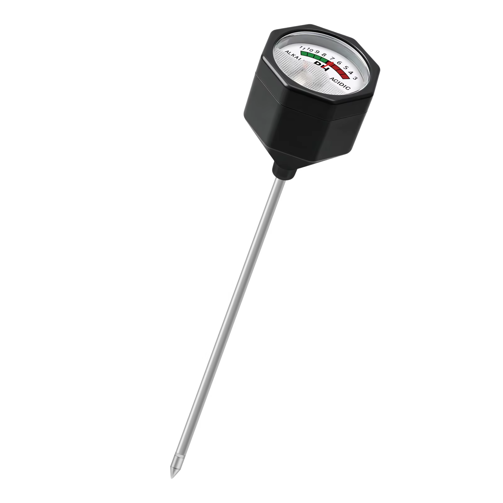 Testeur de pH du sol Yieryi, analyseur acido-base de haute précision, sonde métallique, sans batteri