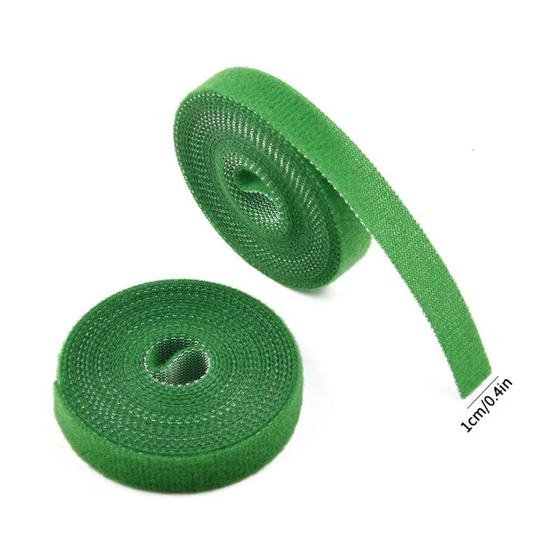 3 rouleaux de ficelle de jardin verte, attaches pour plantes, Bandage pour plantes en Nylon, boucle