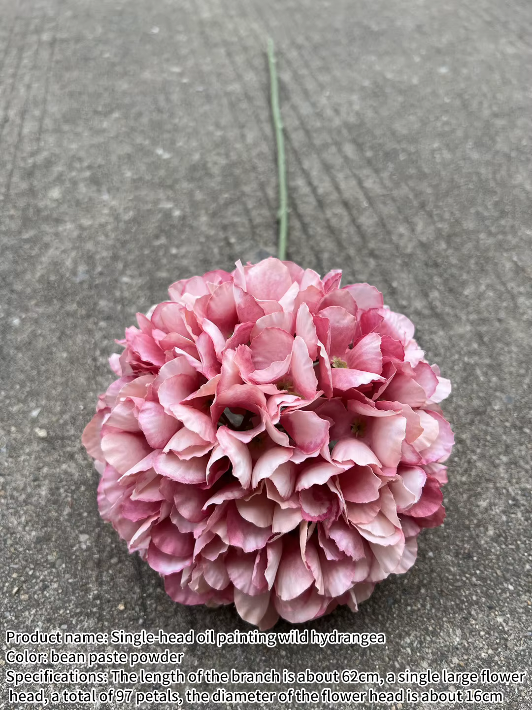 Plante artificielle d'hortensia en soie, fleurs éternelles de haute qualité Vase de décoration d'int
