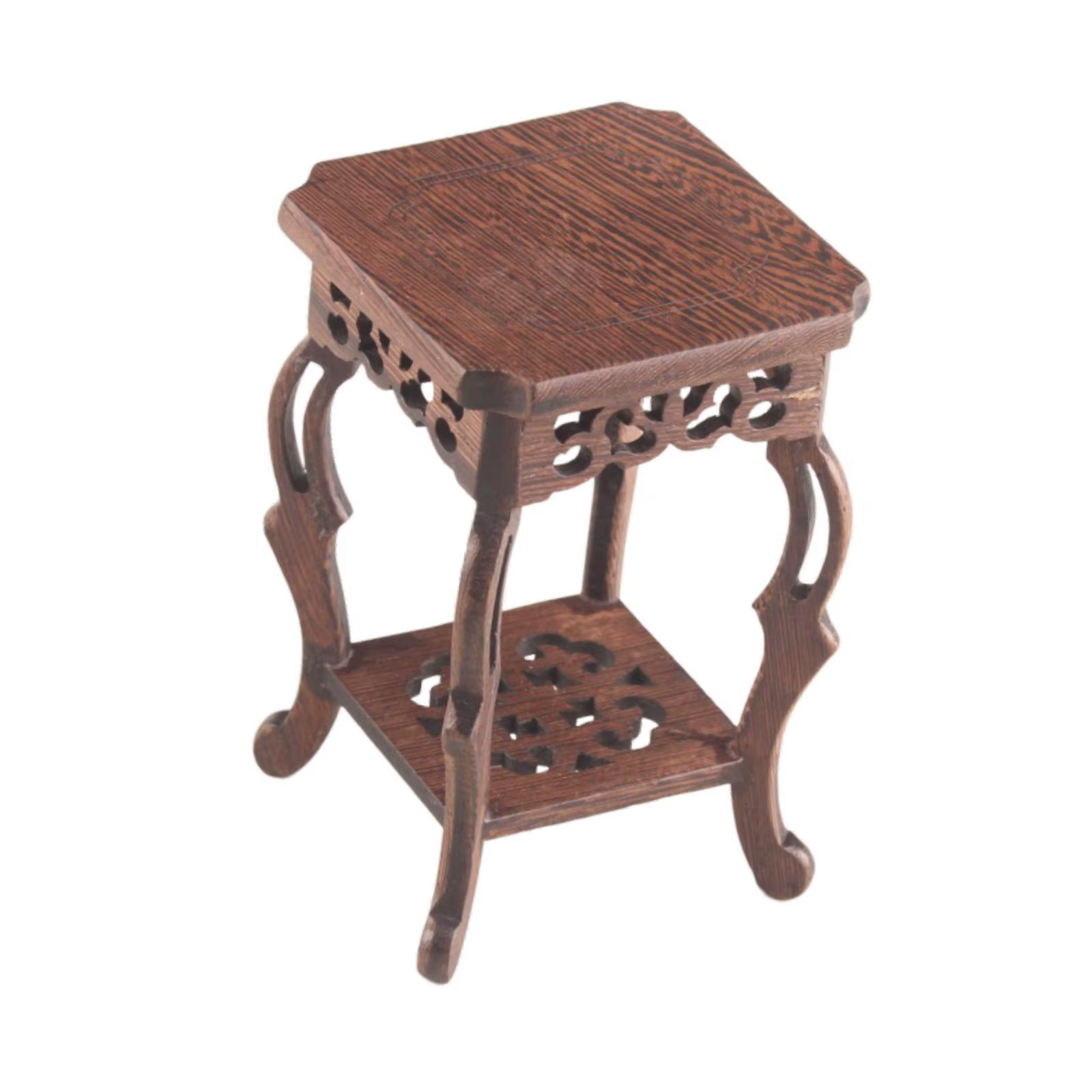 Support de pot de fleurs rétro en bois, présentoir pour plantes d'intérieur, étagère pour la décorat