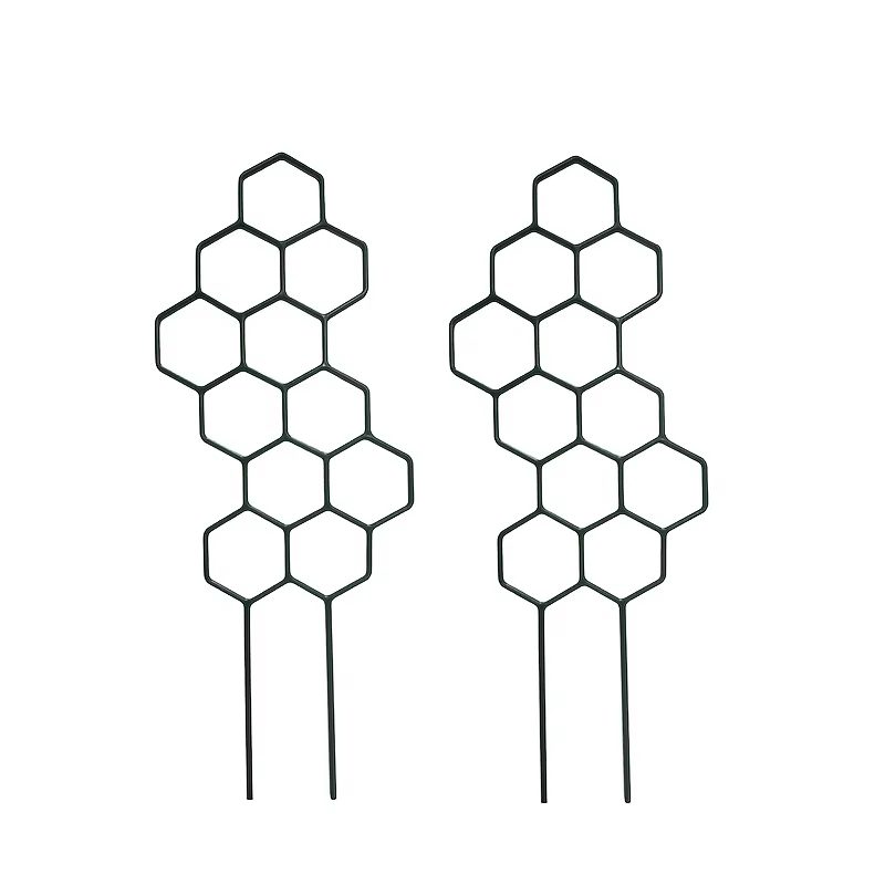 2 pièces Treillis alvéolé pour plantes grimpantes, support pour plantes en pot et fleurs, gain de pl