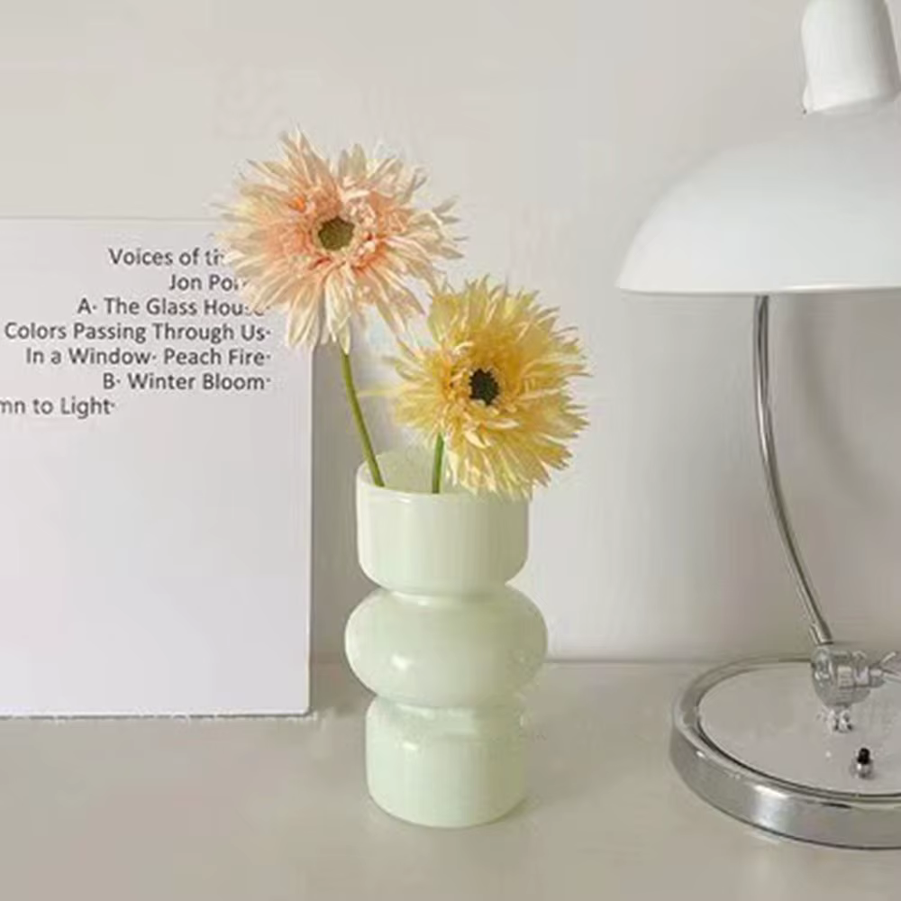 Vase décoratif en verre pour plantes d'ornement, bouteille à fleurs de bureau, hydroponie