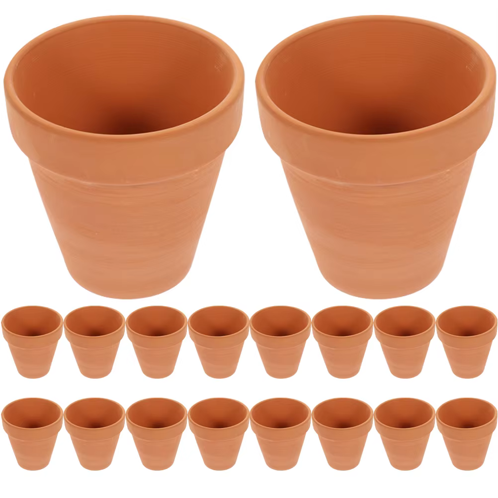 Pot de fleurs succulentes, 20 pièces, petits Pots de plantes miniatures en argile, jardinière d'inté