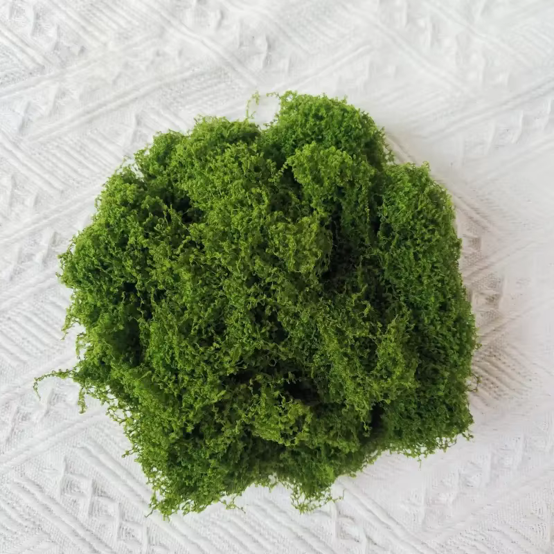 Mousse artificielle 100 grammes, aménagement paysager, fausse pelouse, plantes en pot, ornement de j