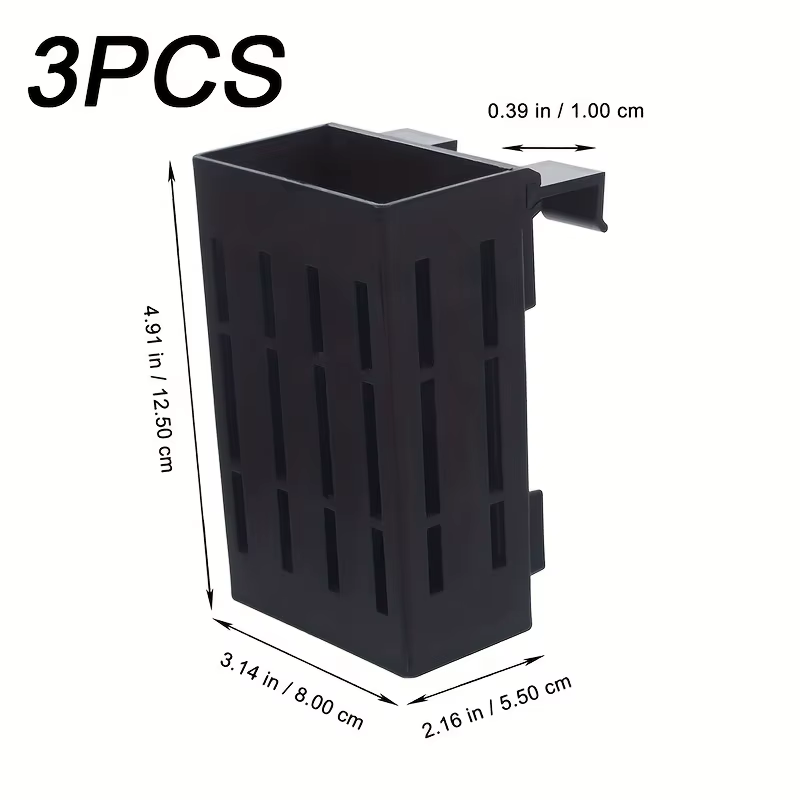 3 pièces en plastique Aquarium plante support Aquarium aquatique suspendu aquatique planteur Aquariu
