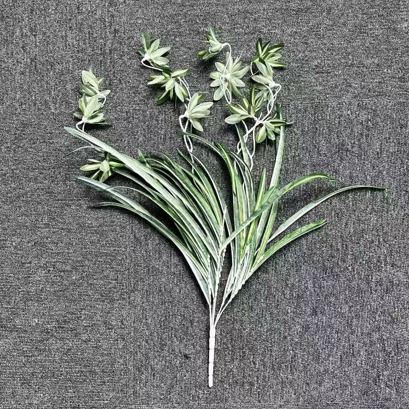 6 pièces de plantes artificielles en PVC, Chlorophytum Comosum, style Phnom Penh, plante grimpante, 