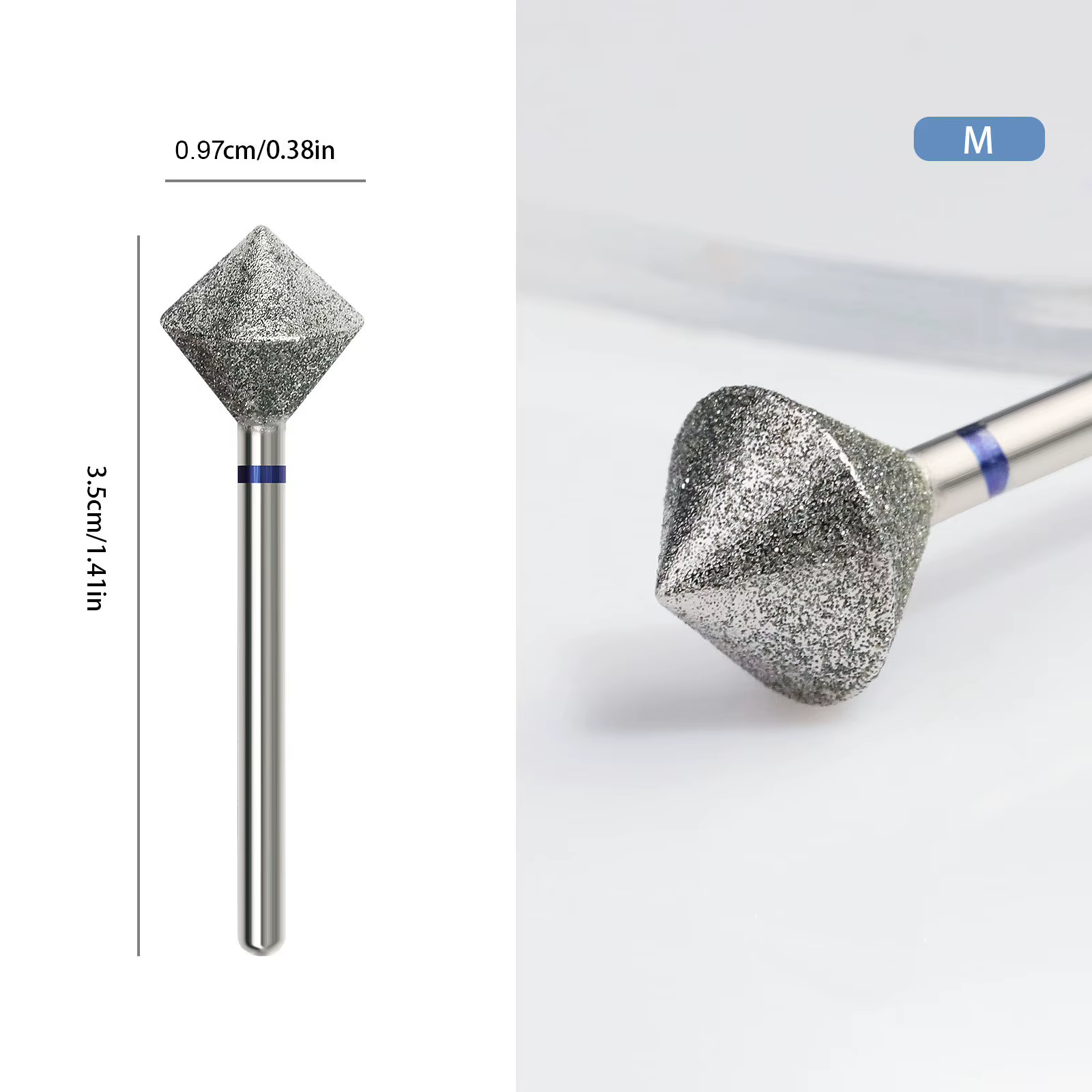 Forets à ongles en diamant, fraise pour manucure, bavure rotative, accessoires de perceuse électriqu