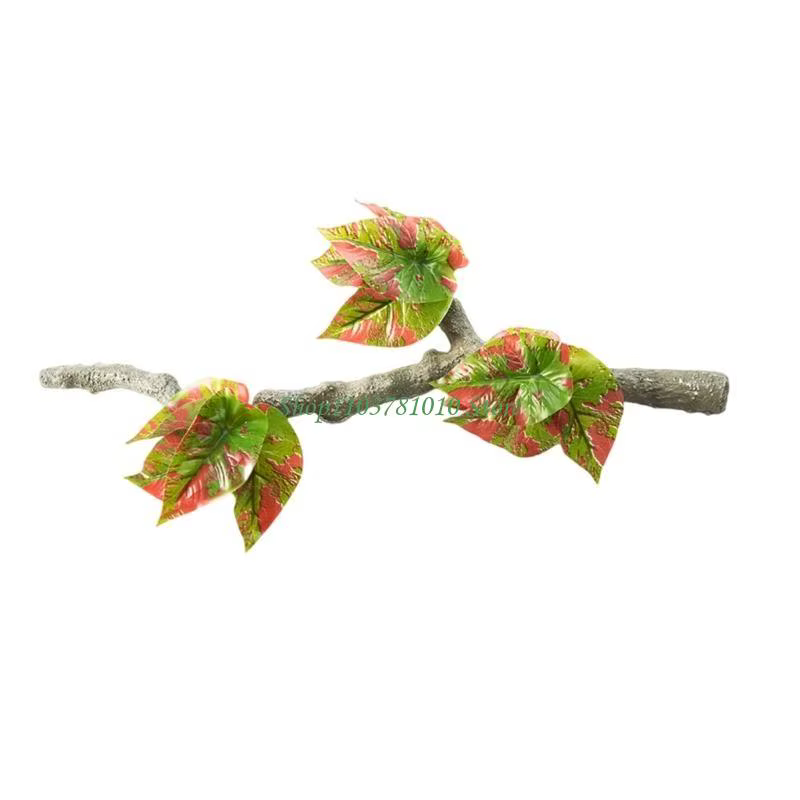 U55D Reptiles Vine Aspiration Tup Aquariums Decoration Life Like Climbing Vine for Lizards