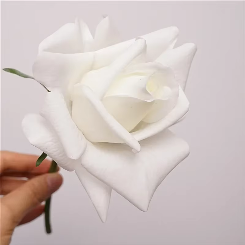 Roses artificielles hydratantes au toucher, 10 pièces/12cm, décoration de mariage, Arrangement flora