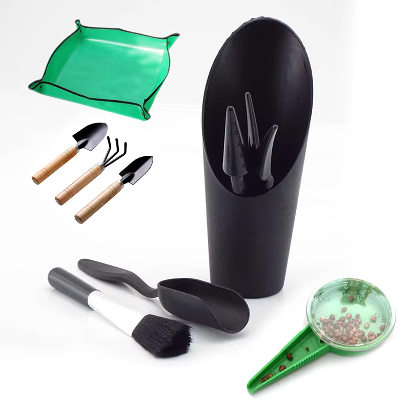 Kits d'outils de jardinière de jardin bricolage pot de fleur plante pépinière plateau en pot pelle r