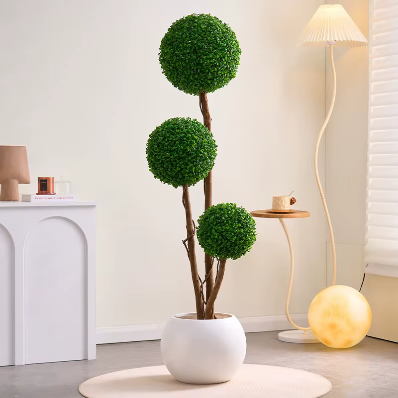 Plantes vertes artificielles sphériques de Milan nordique (parole) |   Décoration intérieure et exté