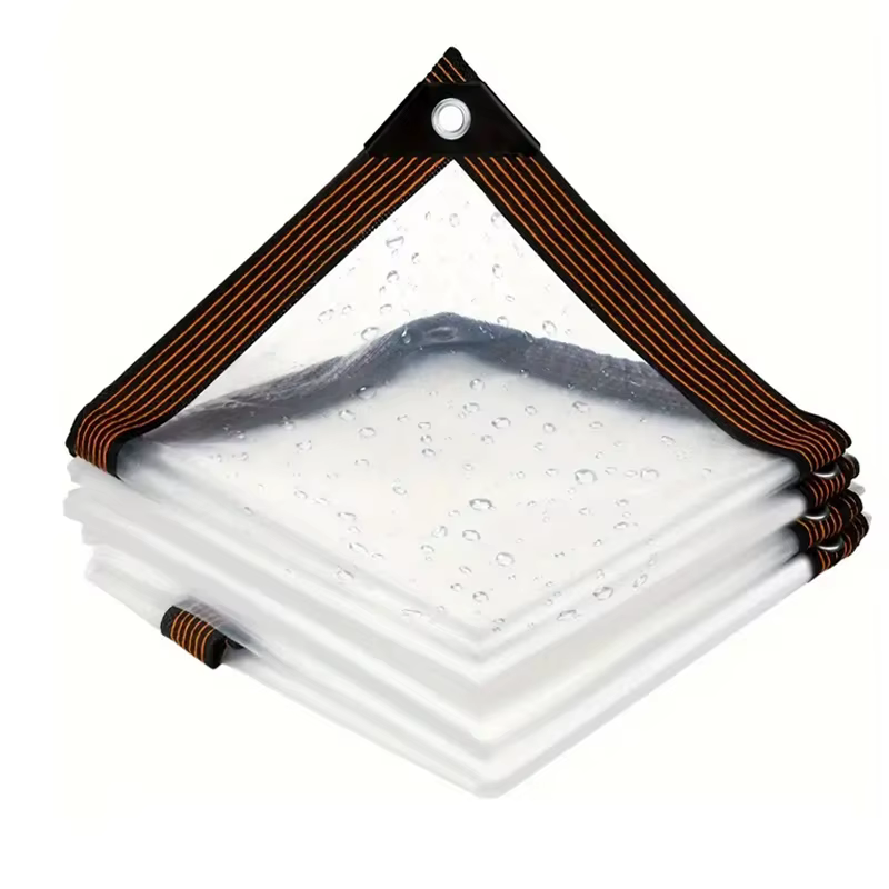 Bâche transparente en polyéthylène pour jardin, tissu isolant imperméable pour couvrir les poulaille