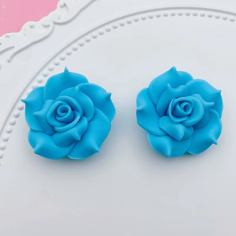 Grande fleur en argile pour l'artisanat, résine, plus récent, exécutif, scrapbooking, bricolage, 40m
