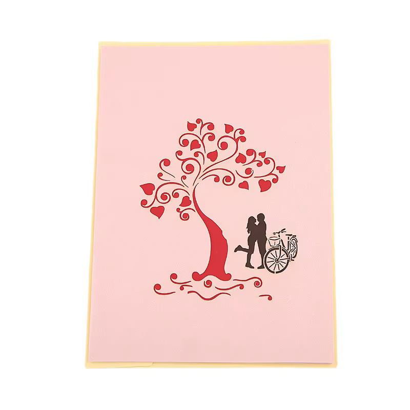 3D Pop Up Flower Greeting Cards Wedding Card Anniversary Thanksgiving Valentines Day Birthday Gift T