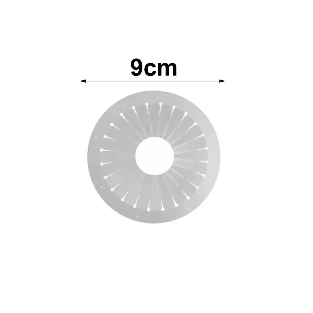 Machine à rosettes transparente pour fleurs en ruban et fleurs en tissu, 9cm, 12cm, 15cm, pour figur