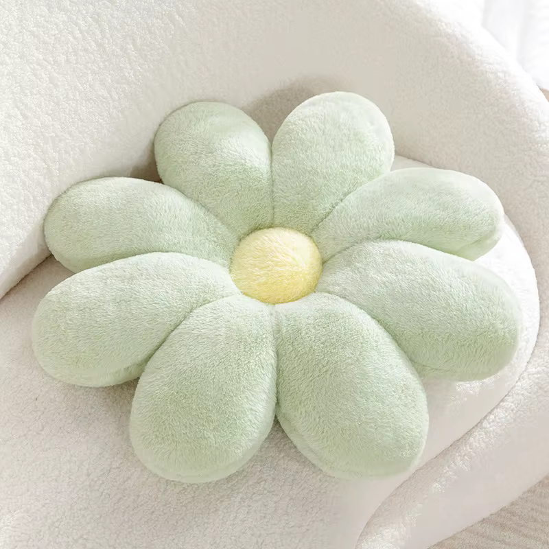 60 cm mignon marguerite fleur oreiller chambre canapé tournesol en forme de coussin Girly doux chais