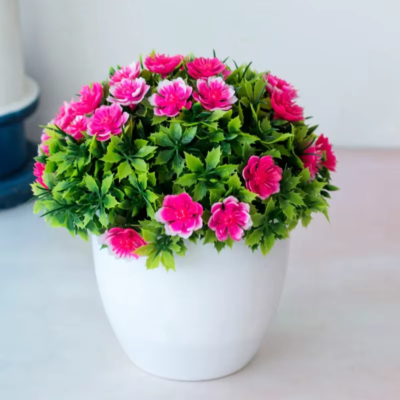 Plante artificielle en pot, bonsaï, décoration de Noël, de mariage, de fête, plante artificielle bon