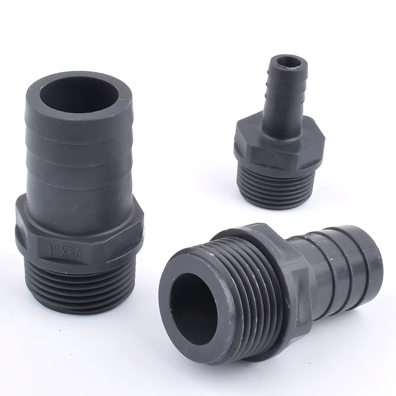 1/5 pièces 1/2 "3/4" 1 "filetage mâle à 8-16mm connecteurs pagode connecteur de tuyau d'arrosage de