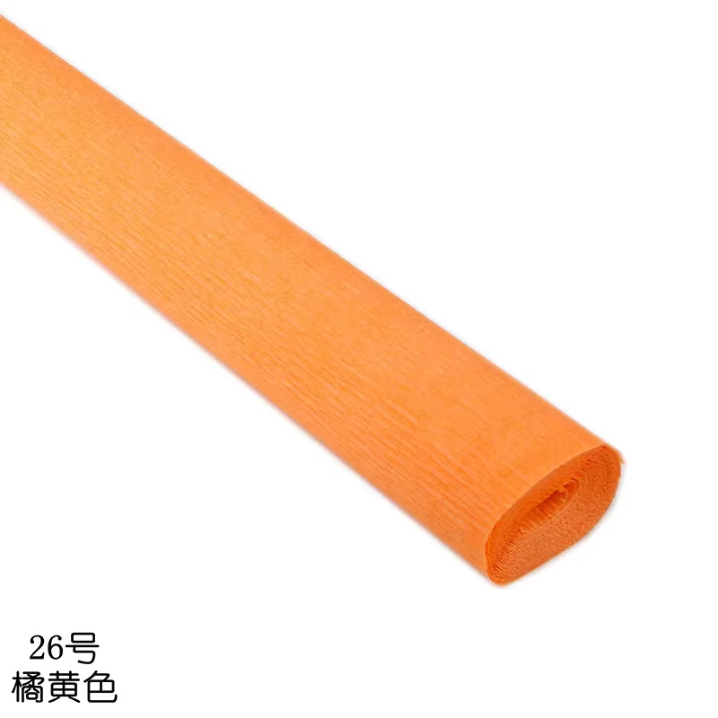 Papier crépon coloré fait à la main, matériel de bricolage, fleur rose, papier à friser télescopique