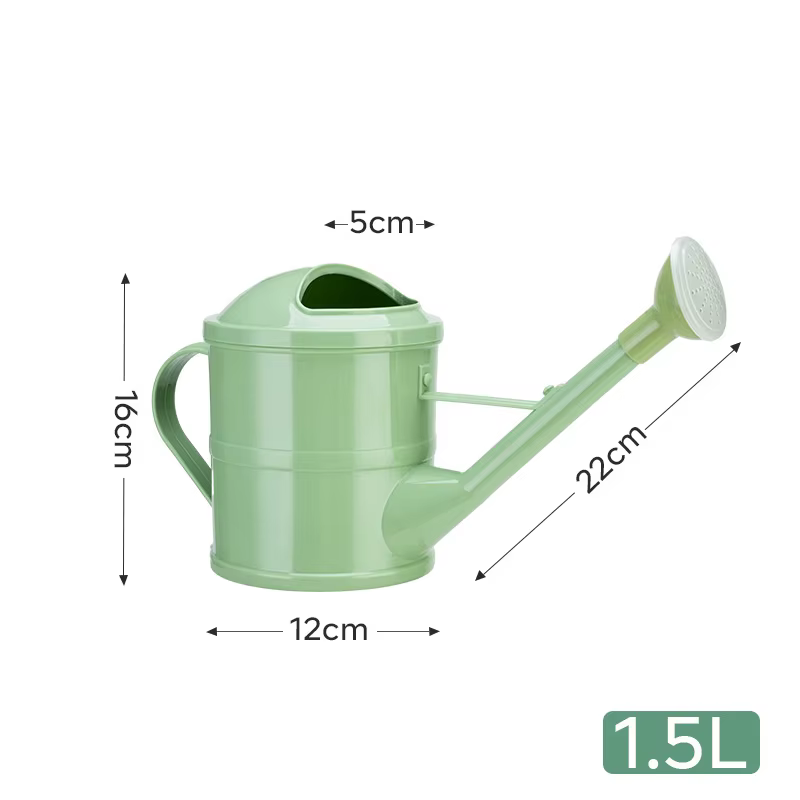 Arrosoir pour plantes, arrosoir décoratif pour fleurs, 1,5 l, léger, à longue bouche, pour plantes d