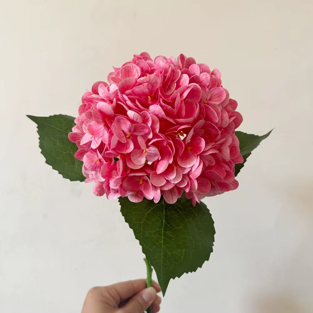 Fleurs artificielles en tissu de soie réalistes, fleurs artificielles 3D au toucher réaliste, grande