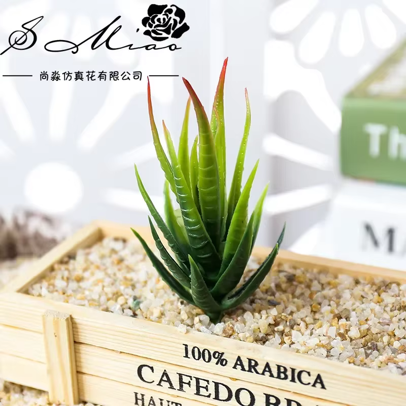 1 pièce 7X10cm plantes succulentes artificielles jardin maison bricolage fleur fausses plantes Arran