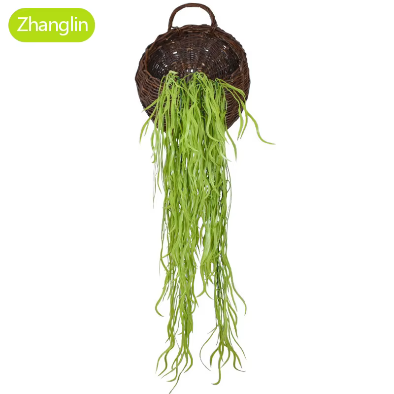 90 cm plante artificielle mur vert vigne algues plante d'eau bouquet maison salle de bain balcon déc