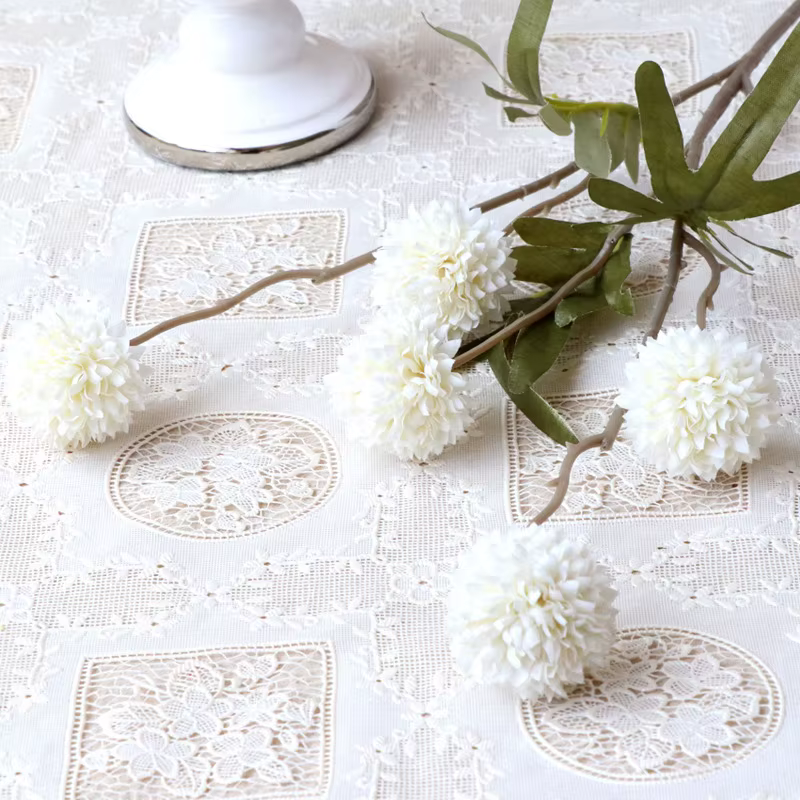 Bouquet de fleurs artificielles de pissenlit, 5 têtes, décoration de fête de mariage à domicile, Arr