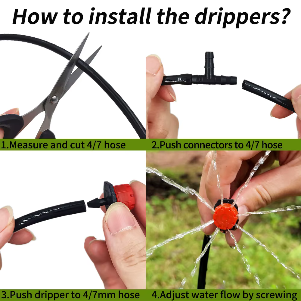 OASIS 5M-25M bricolage système d'irrigation goutte à goutte arrosage automatique tuyau d'arrosage Mi