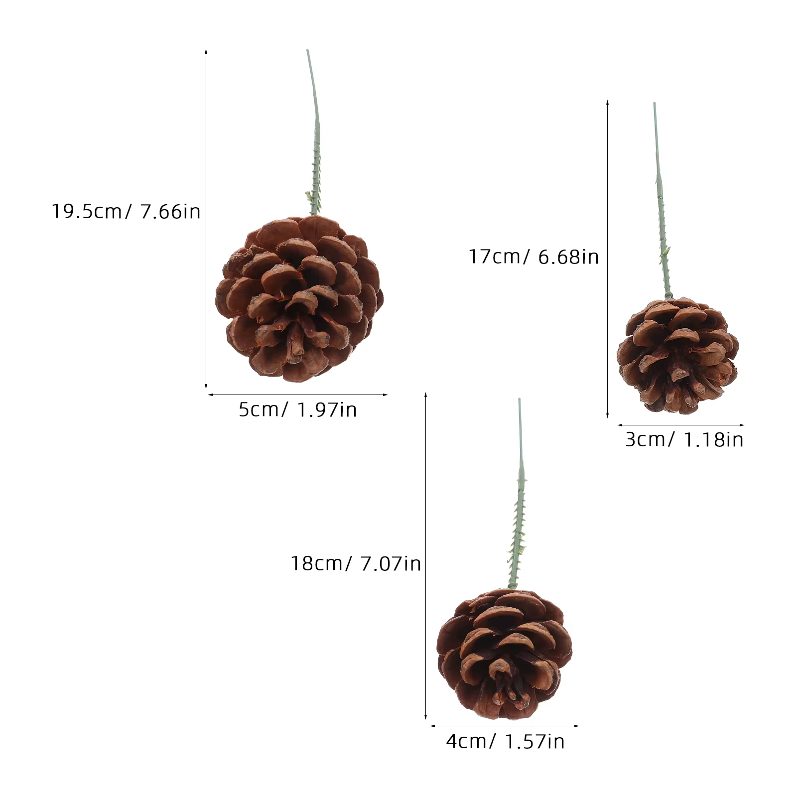 Branches de pin de noël, 30 pièces, choix de fleurs, couronne de noël, tiges d'arrangement Floral, c