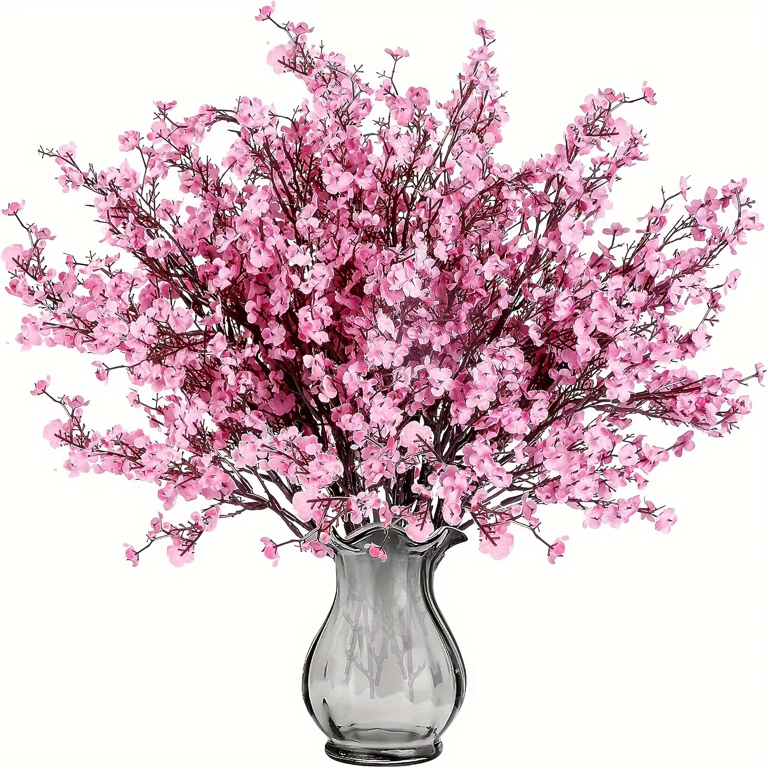 Fleurs artificielles de cerisier et gypsophile, fausses plantes pour DIY, festivals, mariages, bouqu