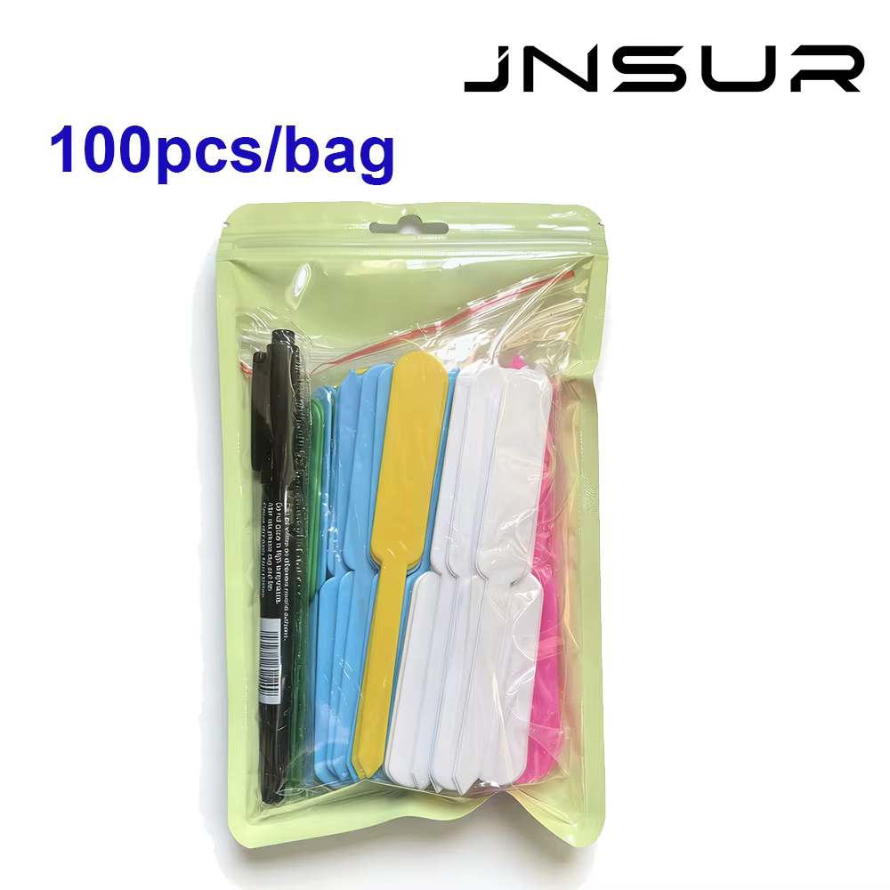 100 pièces/sac, marqueurs de plantes succulentes résistants aux UV, 12 cm, étiquettes de jardin flex